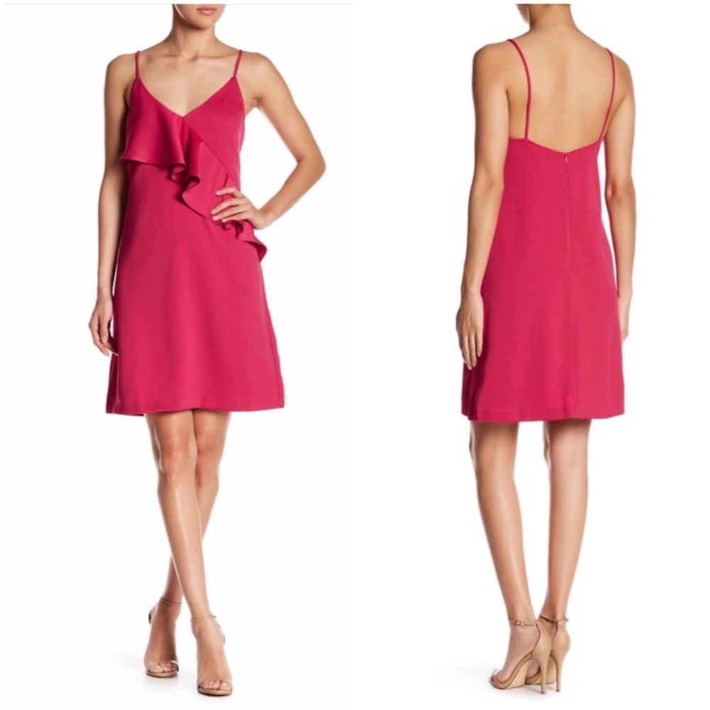 NWT Ruffle Slip Dress